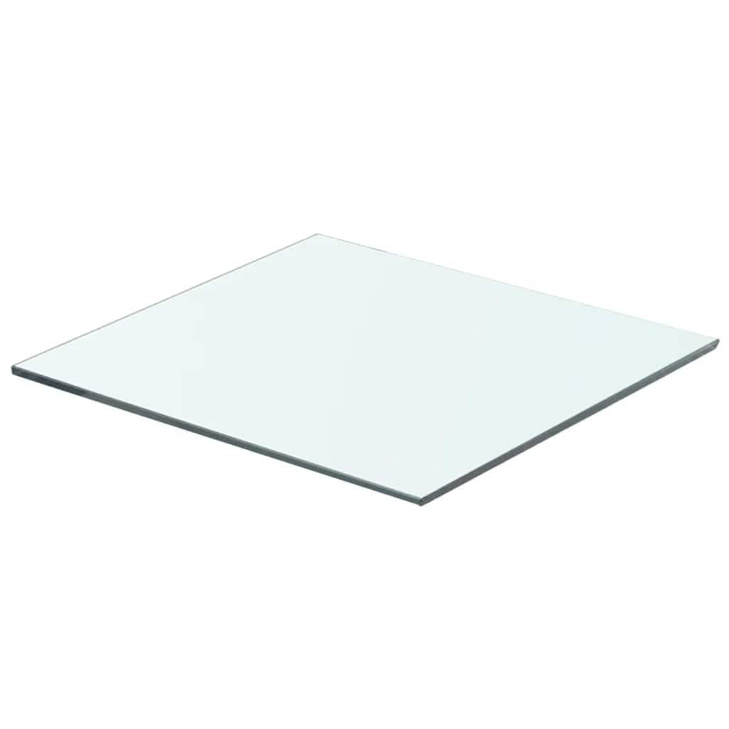 Vidaxl wandschap transparant 40x30 cm glas