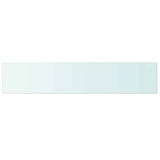 Vidaxl wandschap transparant 100x20 cm glas