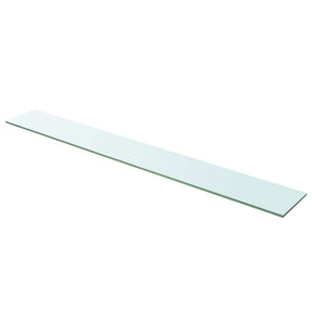 Vidaxl wandschap transparant 110x15 cm glas