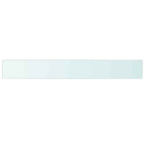 Vidaxl wandschap transparant 110x15 cm glas