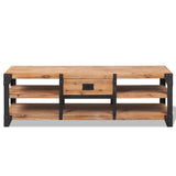 Vidaxl tv-meubel 140x40x45 cm massief acaciahout