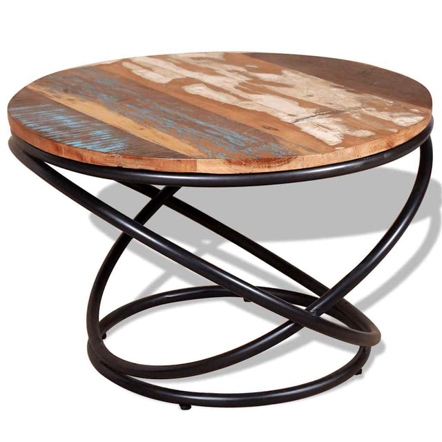 Vidaxl salontafel 60x60x40 cm massief gerecycled hout