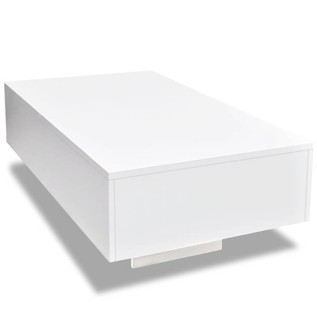 Vidaxl salontafel hoogglans wit