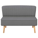 Vidaxl bank 117x55,5x77 cm stof lichtgrijs