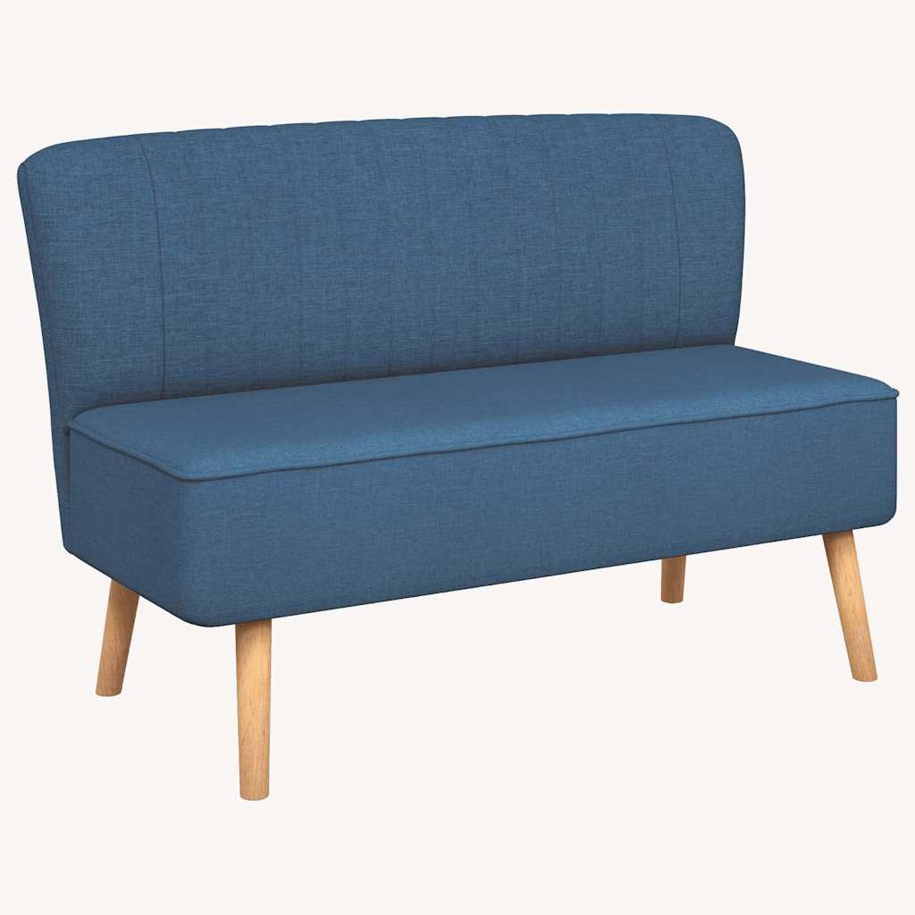 Vidaxl bank 117x55,5x77 cm stof blauw