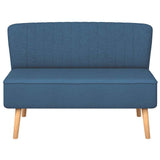 Vidaxl bank 117x55,5x77 cm stof blauw