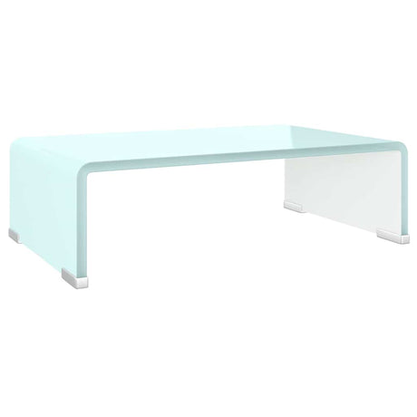 Vidaxl tv-meubel monitorverhoger 40x25x11 cm glas groen groen