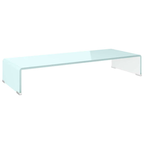 Vidaxl tv-meubel monitorverhoger 80x30x13 cm glas groen
