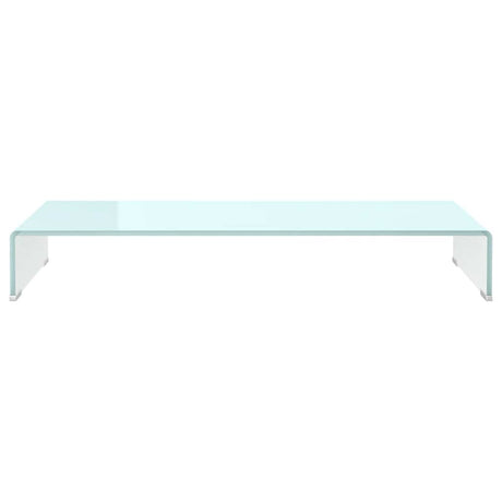 Vidaxl tv-meubel monitorverhoger 90x30x13 cm glas groen