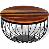 Vidaxl salontafel massief gerecycled hout