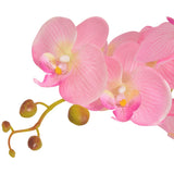 Vidaxl Künstliche Pflanzenorchidee mit Topf 65 cm Pink