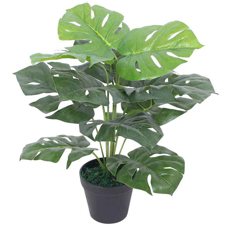 Vidaxl Künstliche Pflanze mit Topfmonstera 45 cm Grün