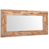 Vidaxx Dekospiegel rechteckig 120x60 cm Teakholz