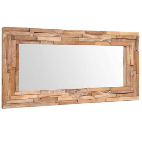 Vidaxx Dekospiegel rechteckig 120x60 cm Teakholz