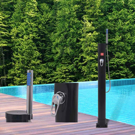 Vidaxl Solardusche 8 l PVC -Stahl
