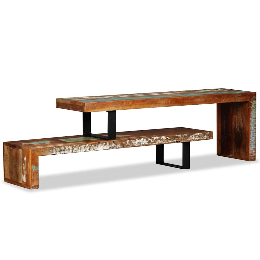 Vidaxl tv-meubel massief gerecycled hout