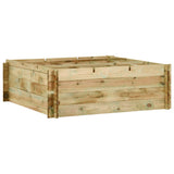 VIDAXL -Planungsbox 120x120x40 cm imprägnierte Kiefer