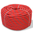 Vidaxxl Bootsseil 14 mm 50 m Polypropylen rot