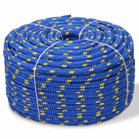 Vidaxxl Bootsseil 6 mm 100 m Polypropylen blau