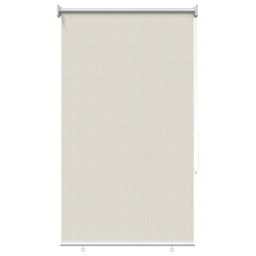 Vidaxl rolgordijn voor buiten 105(b)x140(h) cm crèmekleurig