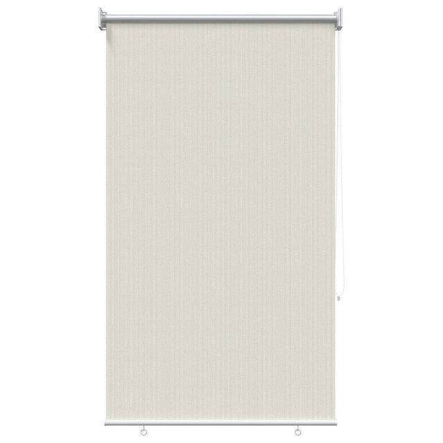 Vidaxl rolgordijn voor buiten 105(b)x140(h) cm crèmekleurig