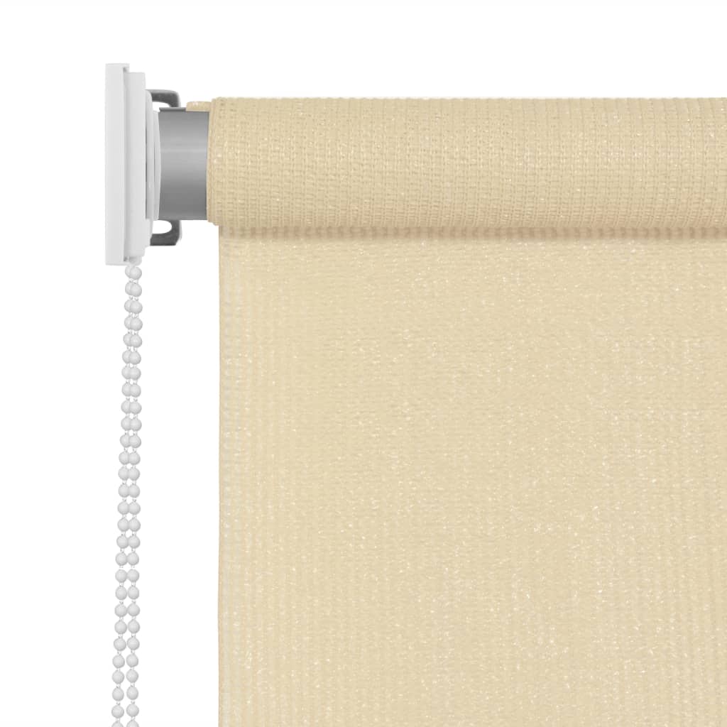 Vidaxl Roller Blind für außerhalb von 120 x 230 cm Creme