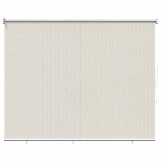 Vidaxl rolgordijn voor buiten 145(b)x230(h) cm crèmekleurig