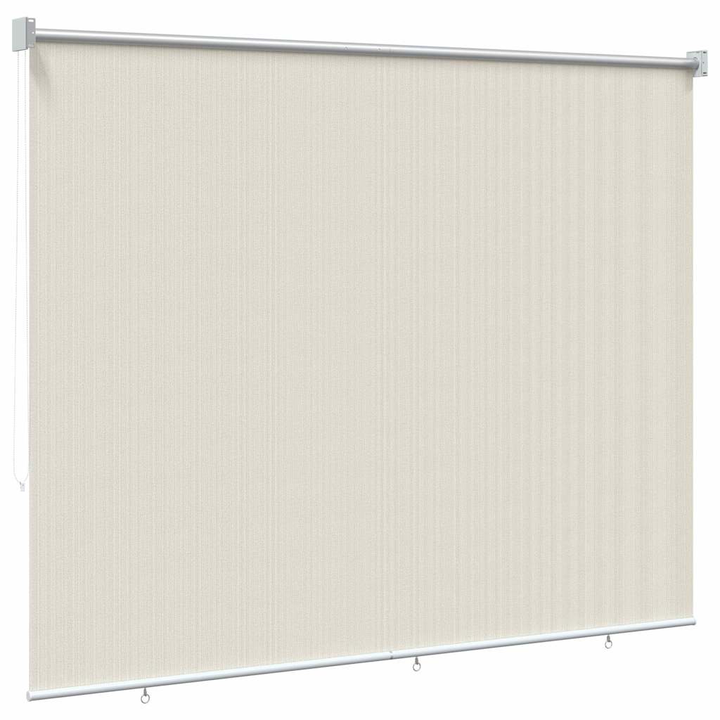 Vidaxl rolgordijn voor buiten 145(b)x230(h) cm crèmekleurig