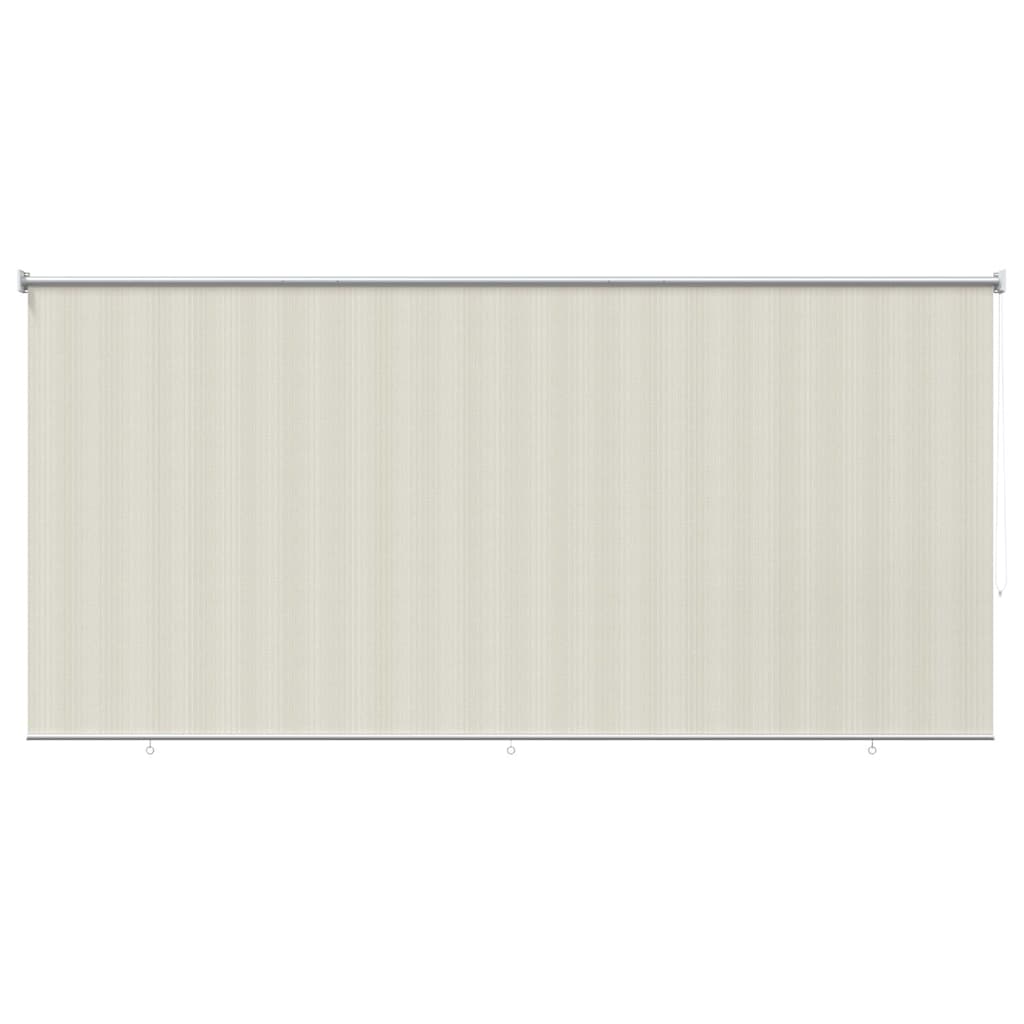 Vidaxl rolgordijn voor buiten 245(b)x230(h) cm crèmekleurig