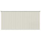 Vidaxl rolgordijn voor buiten 245(b)x230(h) cm crèmekleurig