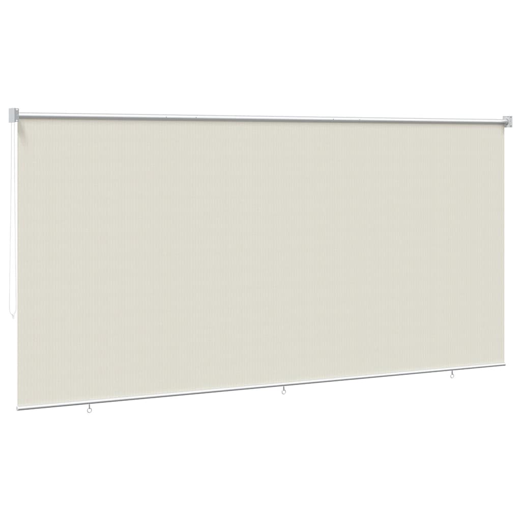 Vidaxl rolgordijn voor buiten 245(b)x230(h) cm crèmekleurig