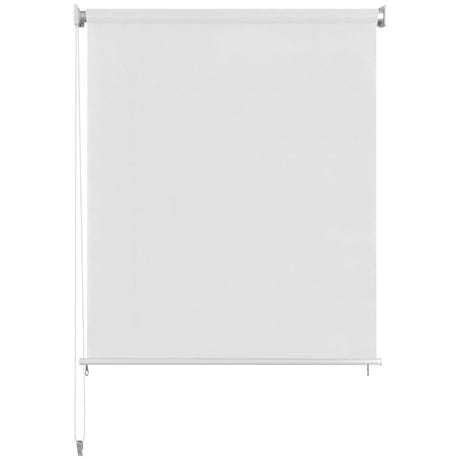 Vidaxl rolgordijn voor buiten 105(b)x140(h) cm wit