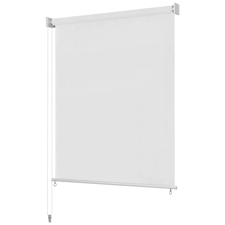 Vidaxl rolgordijn voor buiten 245(b)x140(h) cm wit