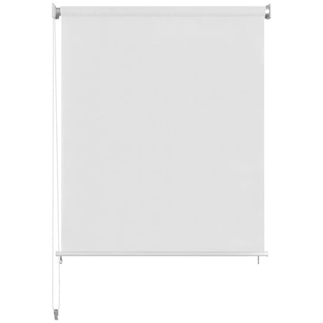 Vidaxl rolgordijn voor buiten 245(b)x140(h) cm wit