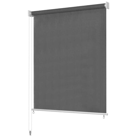 Vidaxl rolgordijn voor buiten 225(b)x140(h) cm antracietkleurig
