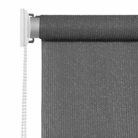 Vidaxl rolgordijn voor buiten 185(b)x230(h) cm antracietkleurig