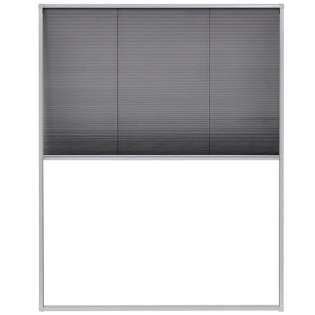 Vidaxx Plissee-Fenstergitter 80x100 cm Aluminium