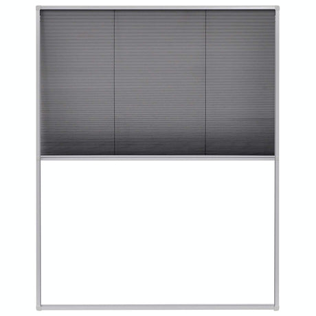 Vidaxx Plissee-Fenstergitter 80x100 cm Aluminium