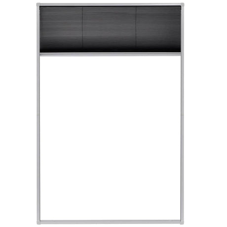 Vidaxx Plissee-Fenstergitter 80x120 cm Aluminium
