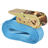 VidaXL Spanngurte 0,8 Tonnen 6mx25mm blau 4 Stk
