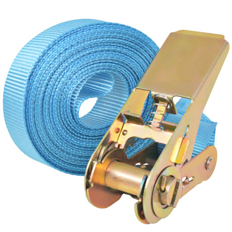 VidaXL Spanngurte 0,8 Tonnen 4mx25mm blau 10 Stk