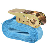 VidaXL Spanngurte 0,8 Tonnen 4mx25mm blau 10 Stk