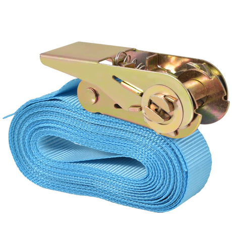 VidaXL Spanngurte 0,8 Tonnen 4mx25mm blau 10 Stk