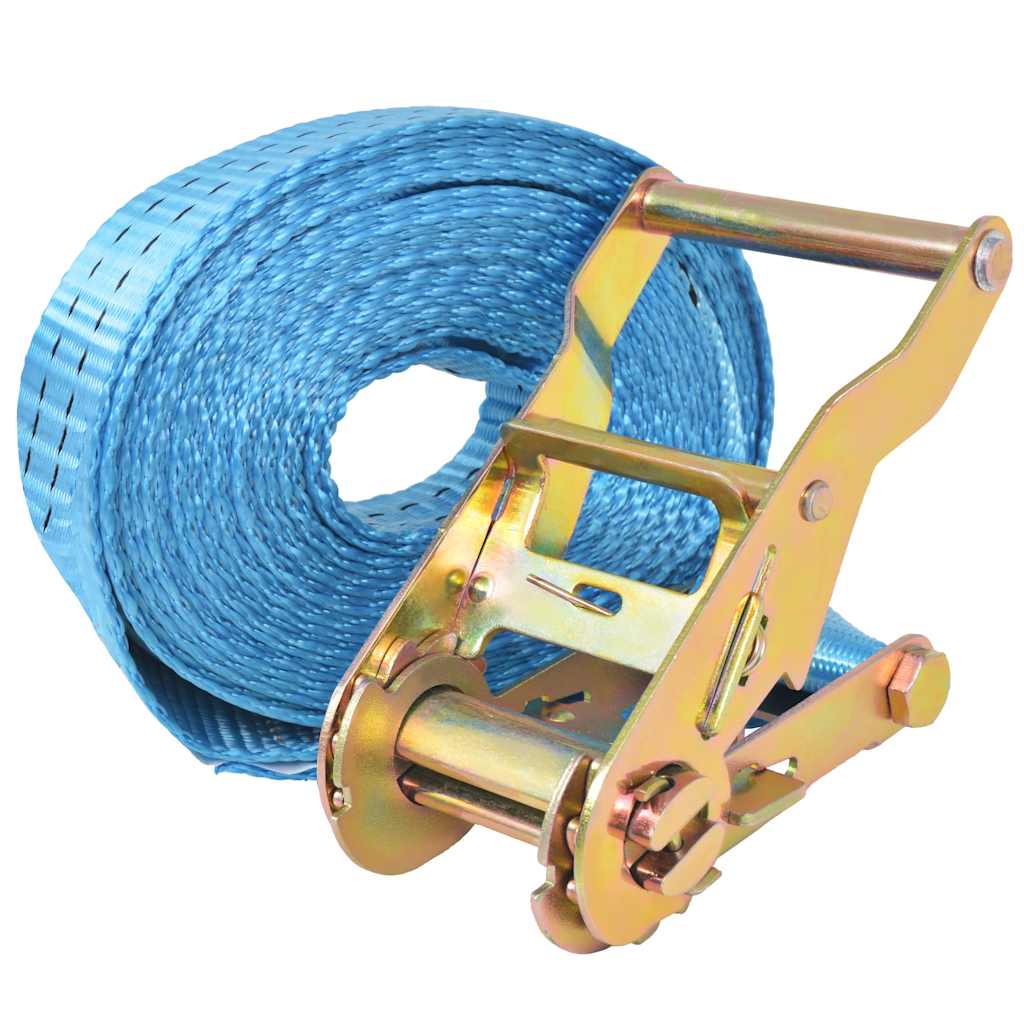 Vidaxl Spanngurte 2 Tonnen 6mx38mm blau 4 Stk