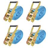 Vidaxl Spanngurte 4 Tonnen 8mx50mm blau 4 Stk