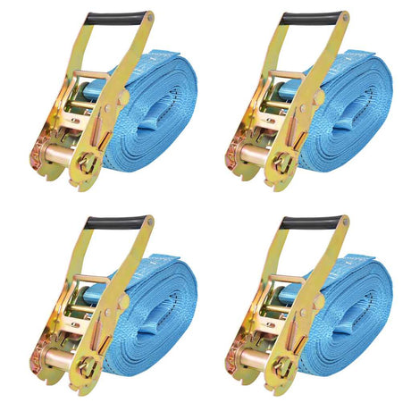 Vidaxl Spanngurte 4 Tonnen 8mx50mm blau 4 Stk