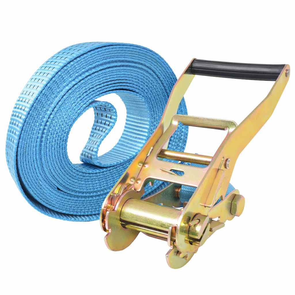 Vidaxl Spanngurte 4 Tonnen 8mx50mm blau 4 Stk