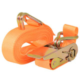 VidaXL Spanngurte 0,4 Tonnen 6mx25mm orange 10 Stk