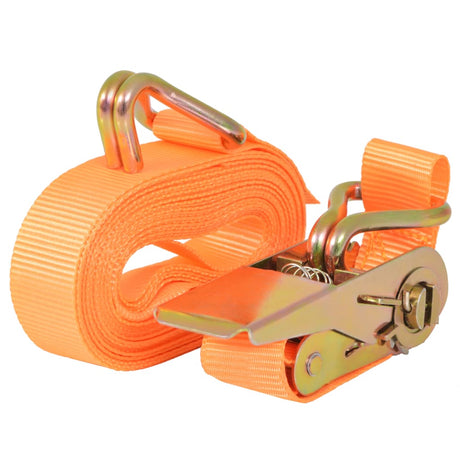 VidaXL Spanngurte 0,4 Tonnen 6mx25mm orange 10 Stk
