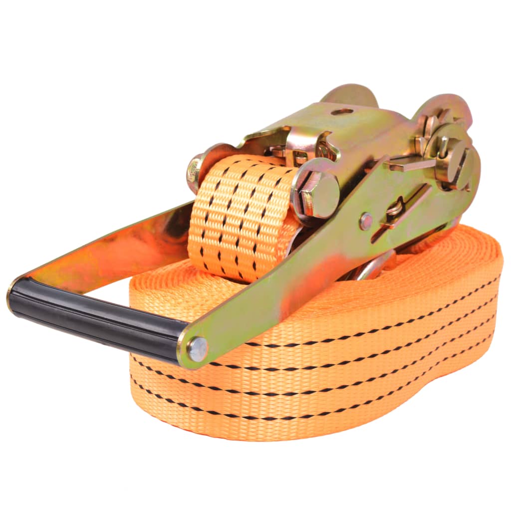 Vidaxl Spanngurte 2 Tonnen 8mx50mm orange 10 Stk